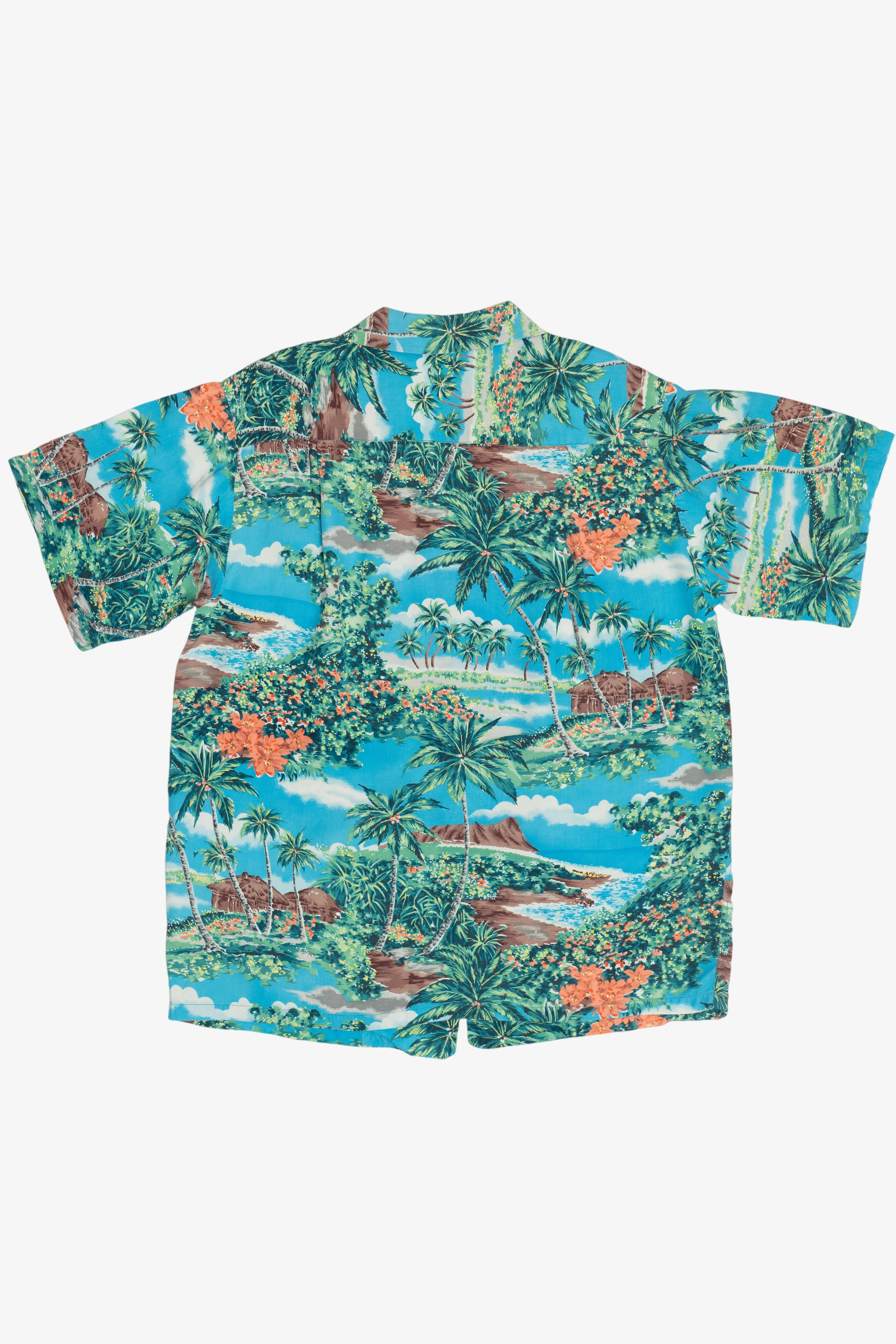 Rare Vintage Hawaiian Shirt With Loop Collar Royal Hawaiian Honolulu 40/50s - Image 6